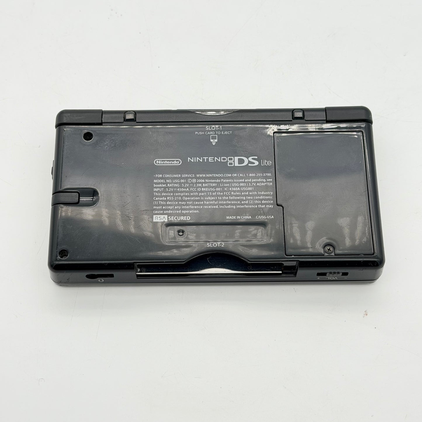 Nintendo DS Lite Black 2006 Handheld Console NDSL Tested Working System