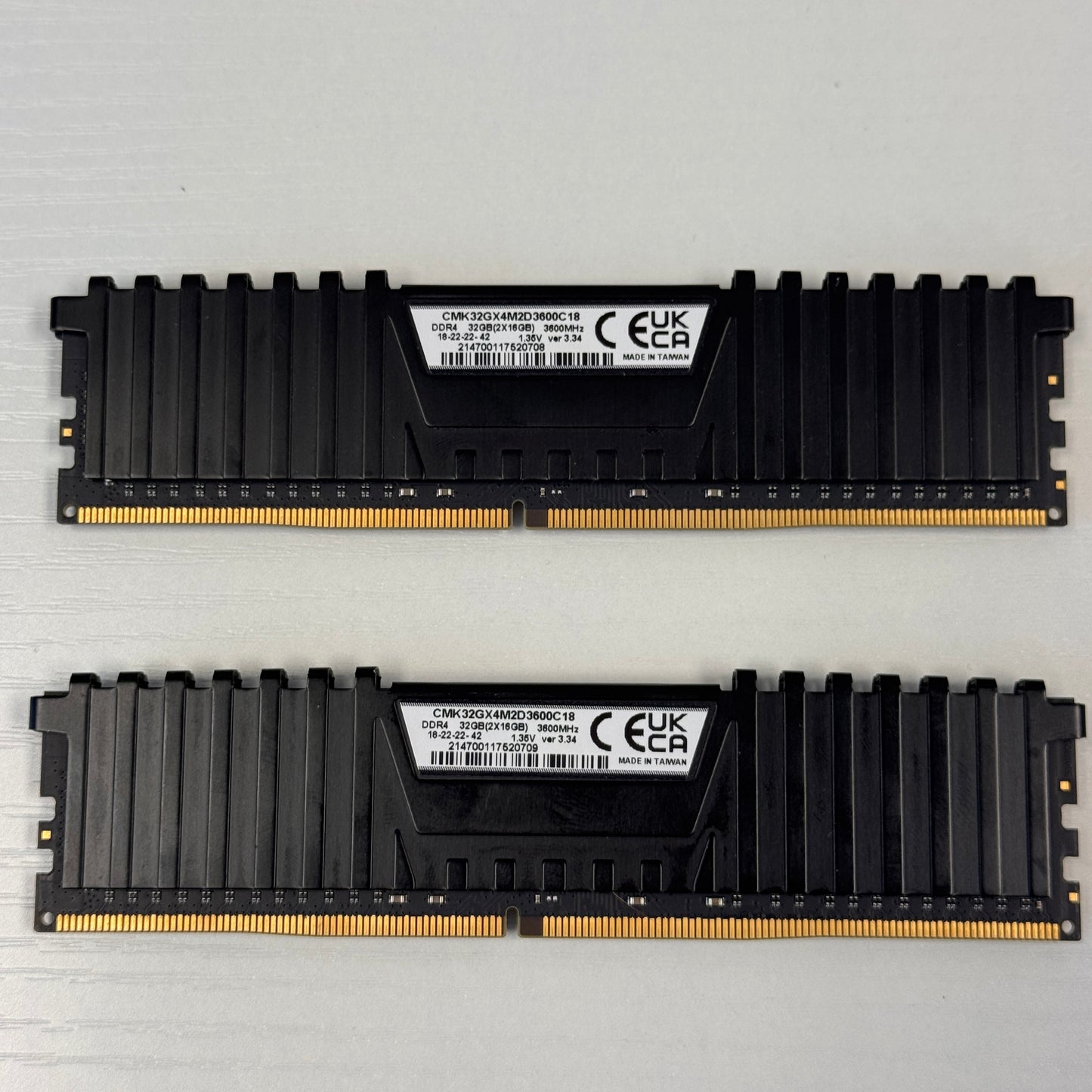 Corsair Vengeance RGB Pro 32GB (2x16GB) RAM DDR4 3600MHz
