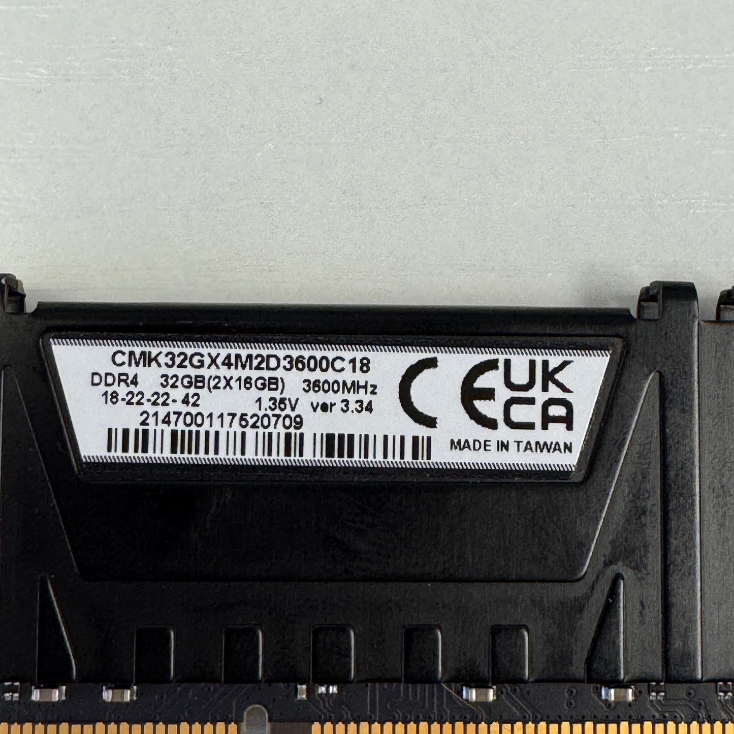 Corsair Vengeance RGB Pro 32GB (2x16GB) RAM DDR4 3600MHz