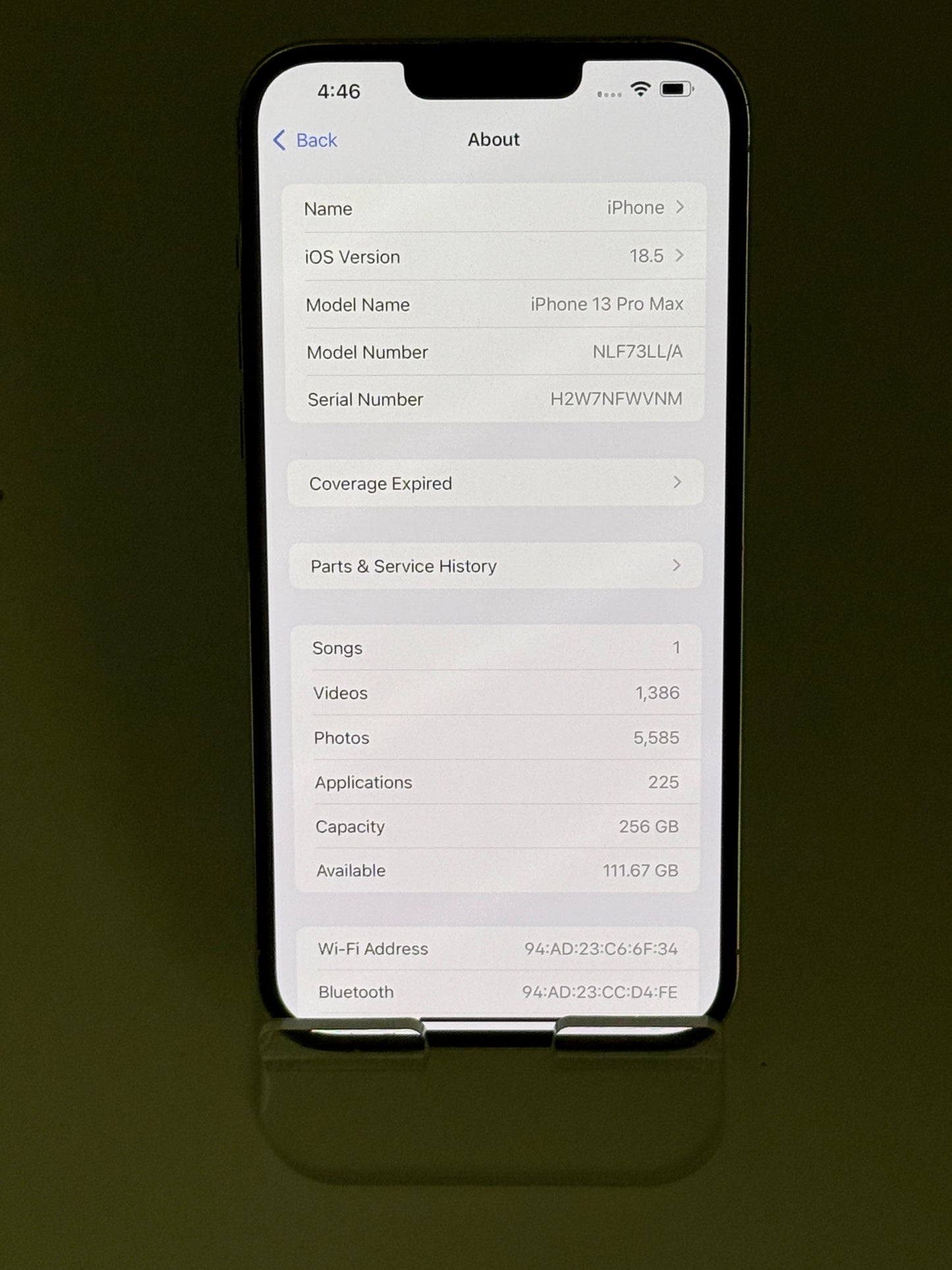 Apple iPhone 13 Pro Max - 256GB Unlocked - White - Used - Light Scratches