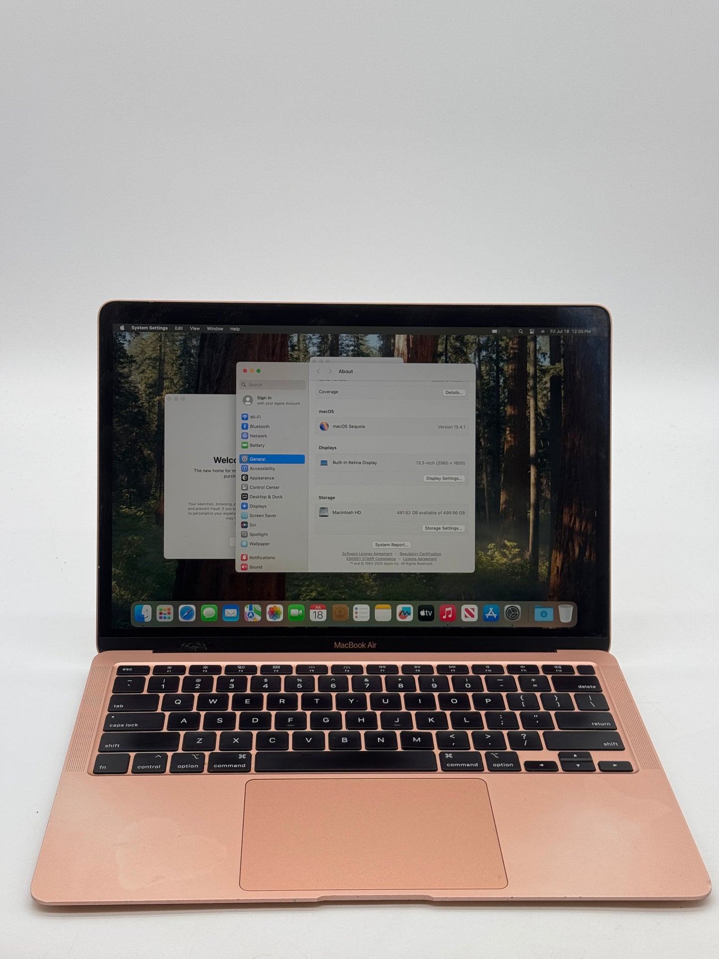 Apple MacBook Air 13" Retina A2179 2020 - Broken - Rose Gold