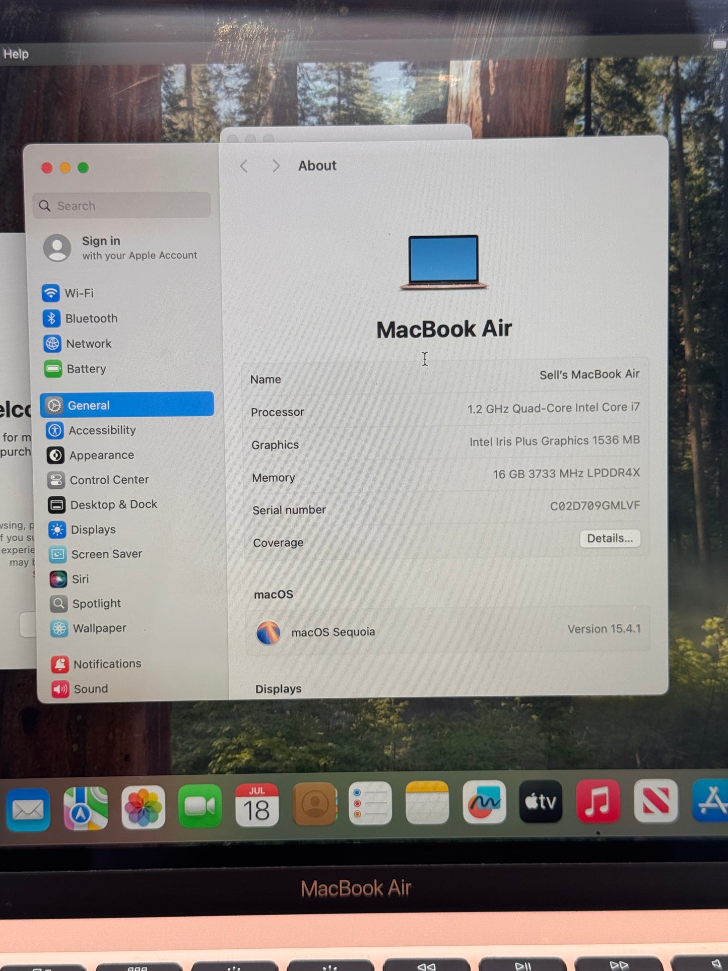 Apple MacBook Air 13" Retina A2179 2020 - Broken - Rose Gold