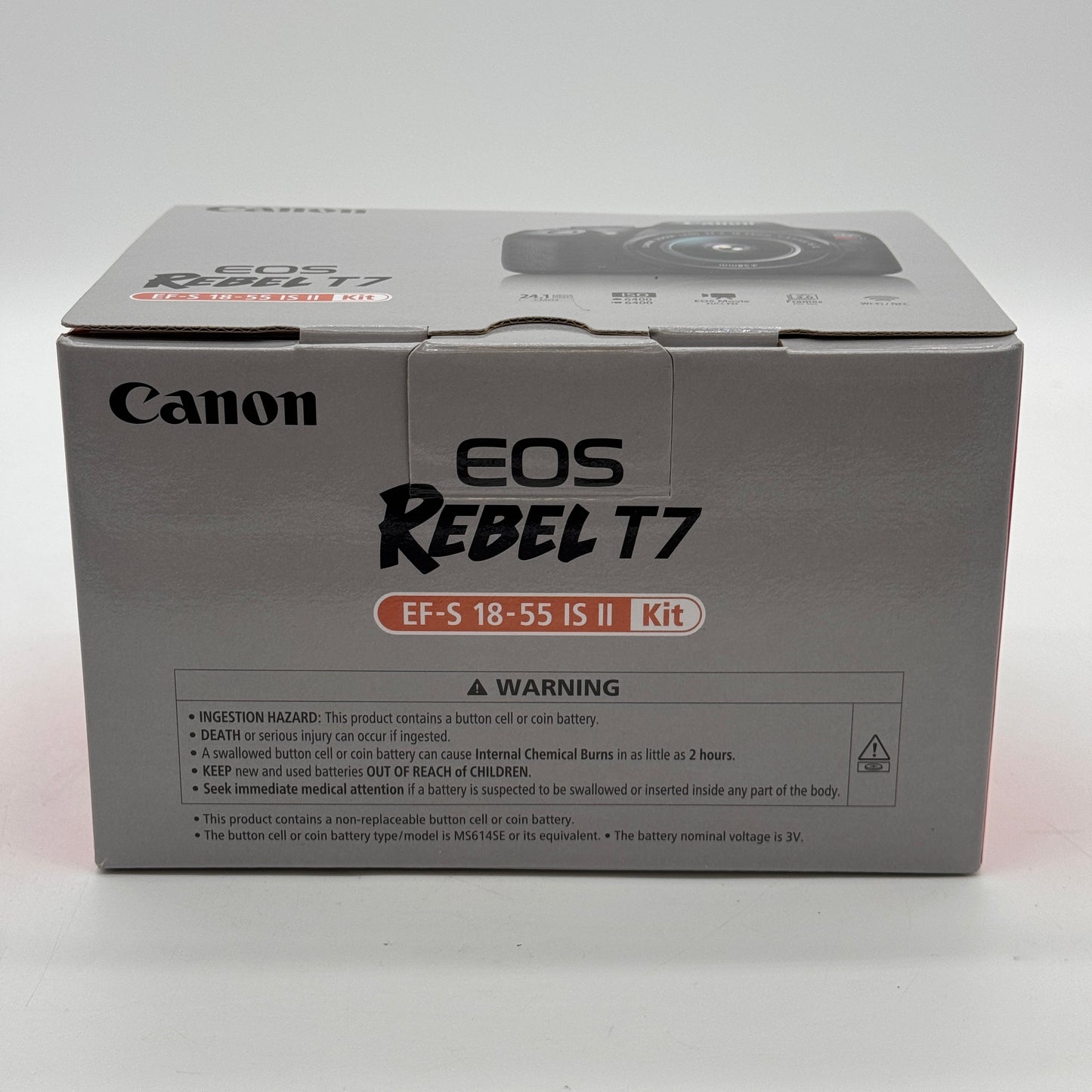 Canon EOS Rebel T7 24.1MP Digital SLR Camera Kit 18-55mm Black