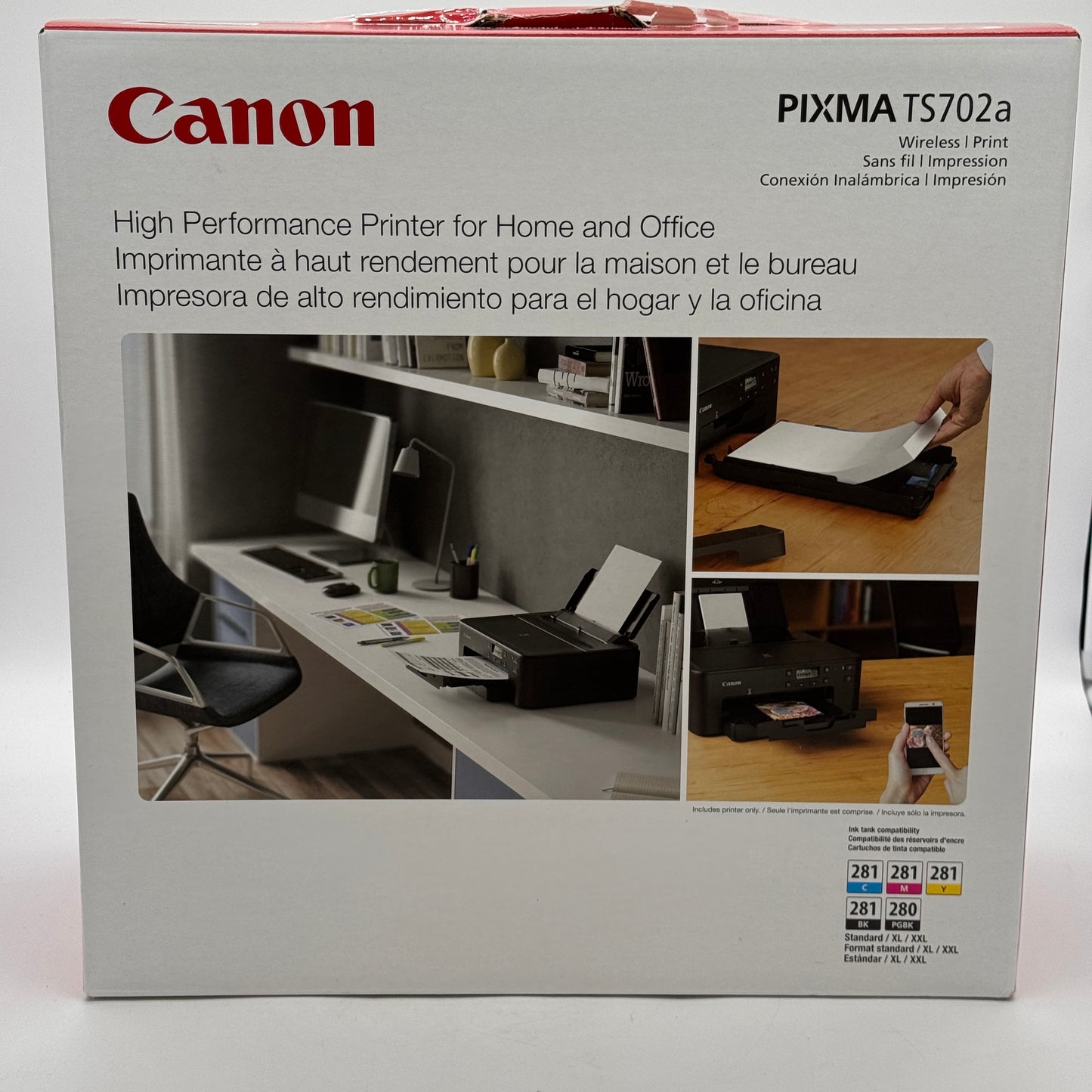 Canon PIXMA TS702a Desktop Wireless Inkjet Printer - Color - 4800 x 3109C022