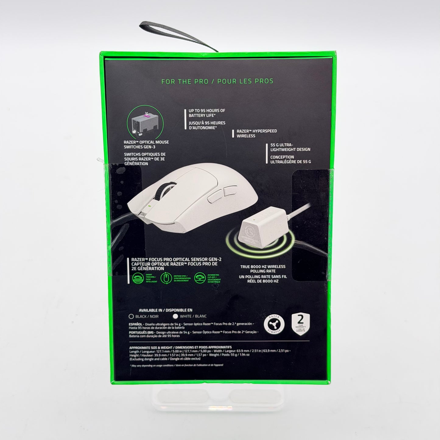 Razer Viper V3 Pro Gaming Mouse New In Box No Returns White Edition Fast Ship