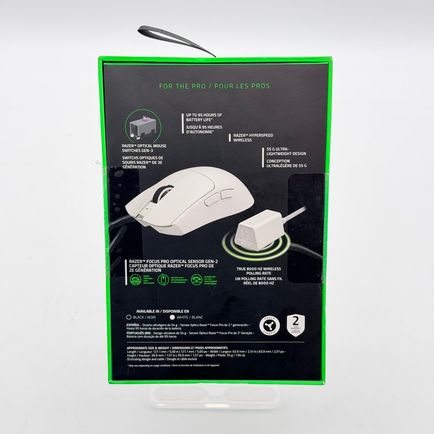 Razer Viper V3 Pro Gaming Mouse New In Box No Returns White Edition Fast Ship