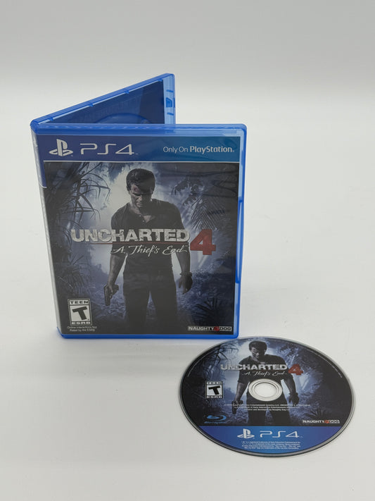 Uncharted 4: A Thief's End - PlayStation 4 - Used with Box