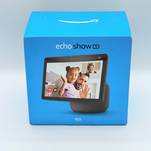 Amazon Echo Show 10 (3rd Gen) Smart Display Speaker Black with Black Wall Mount