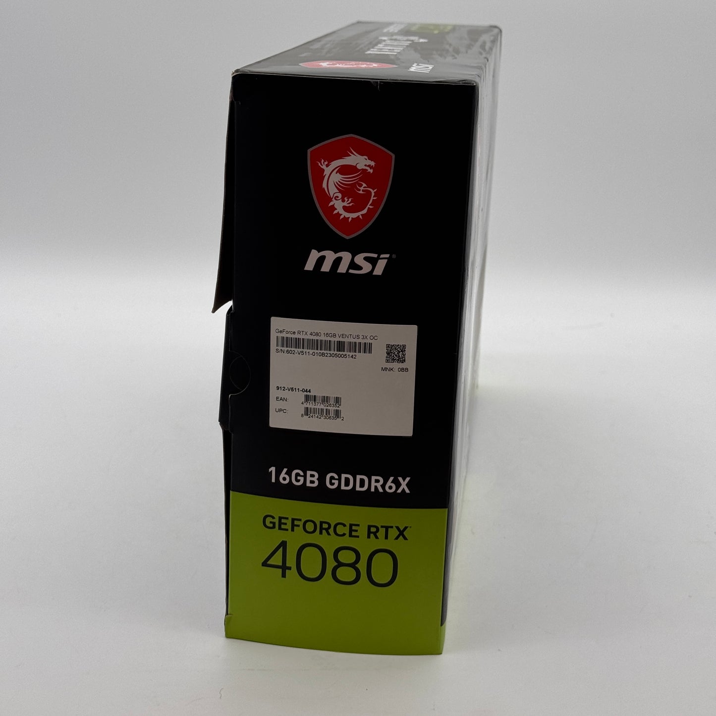 MSI GeForce RTX 4080 VENTUS 3X OC 16GB GDDR6X Graphics Card