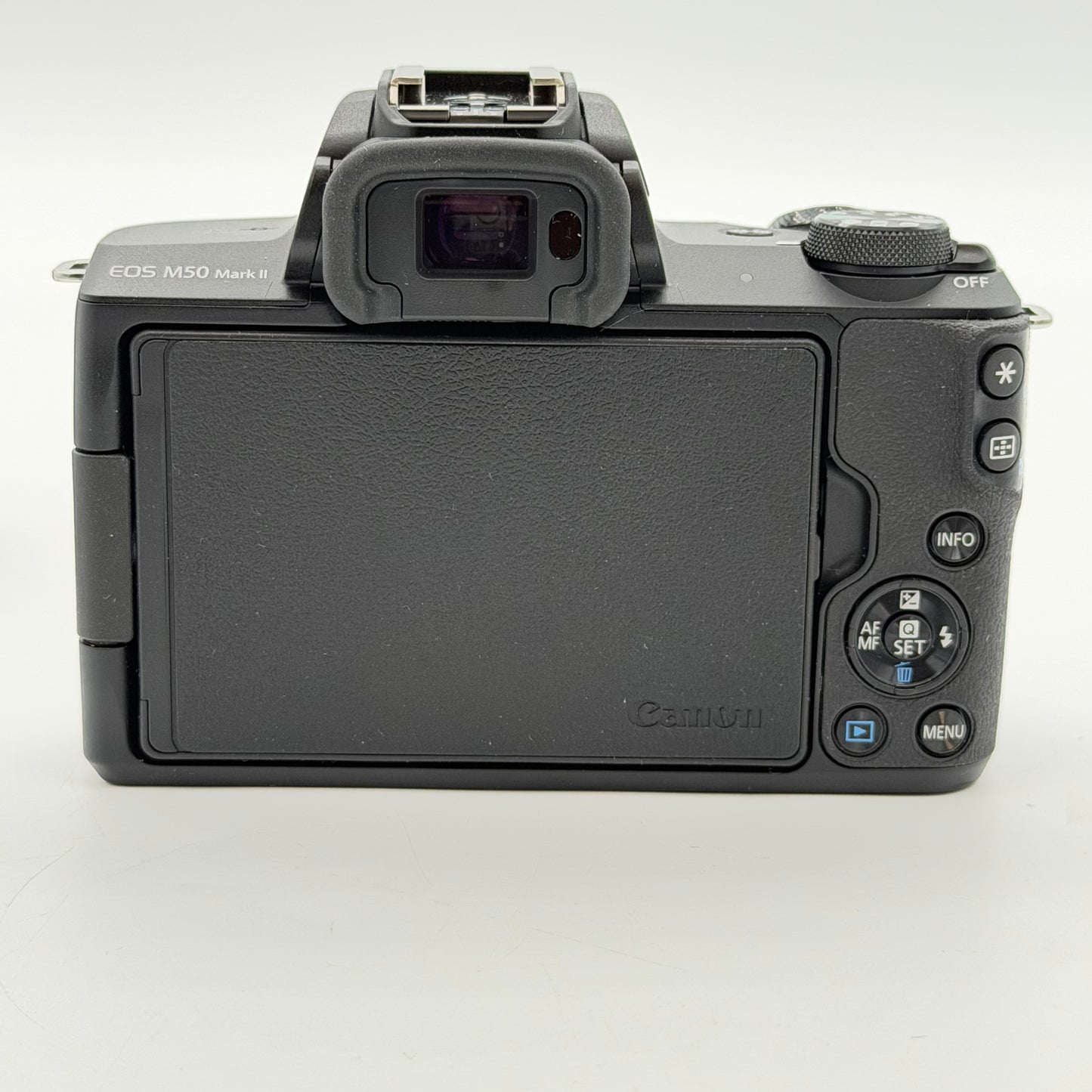 Canon EOS M50 Mark II Black Digital Camera New No Box w/ Charger Battery Strap