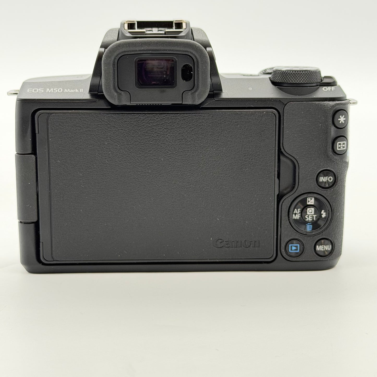 Canon EOS M50 Mark II Black Digital Camera New No Box w/ Charger Battery Strap