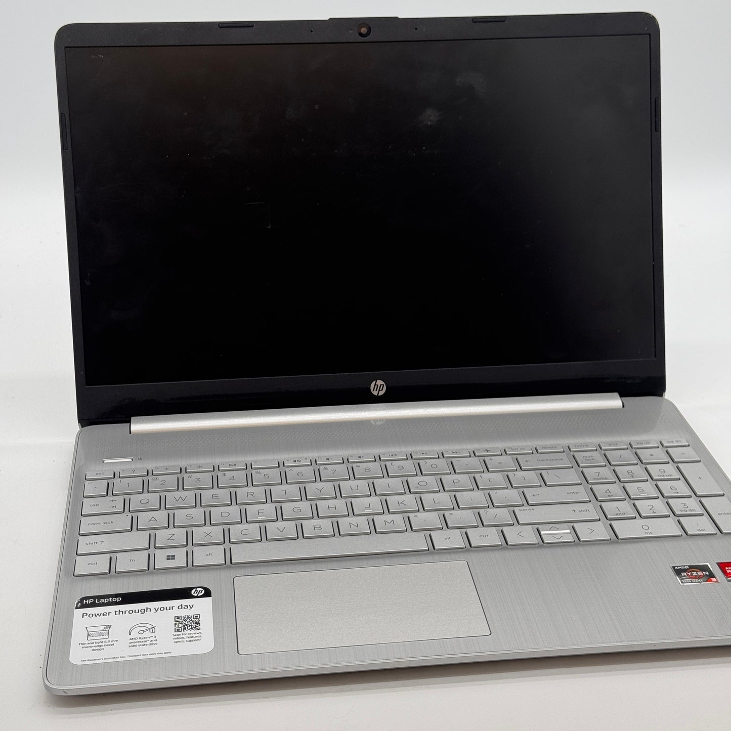 HP 15-EF2033DX 15-inch AMD Ryzen 3 8GB RAM 256GB Gray Laptop