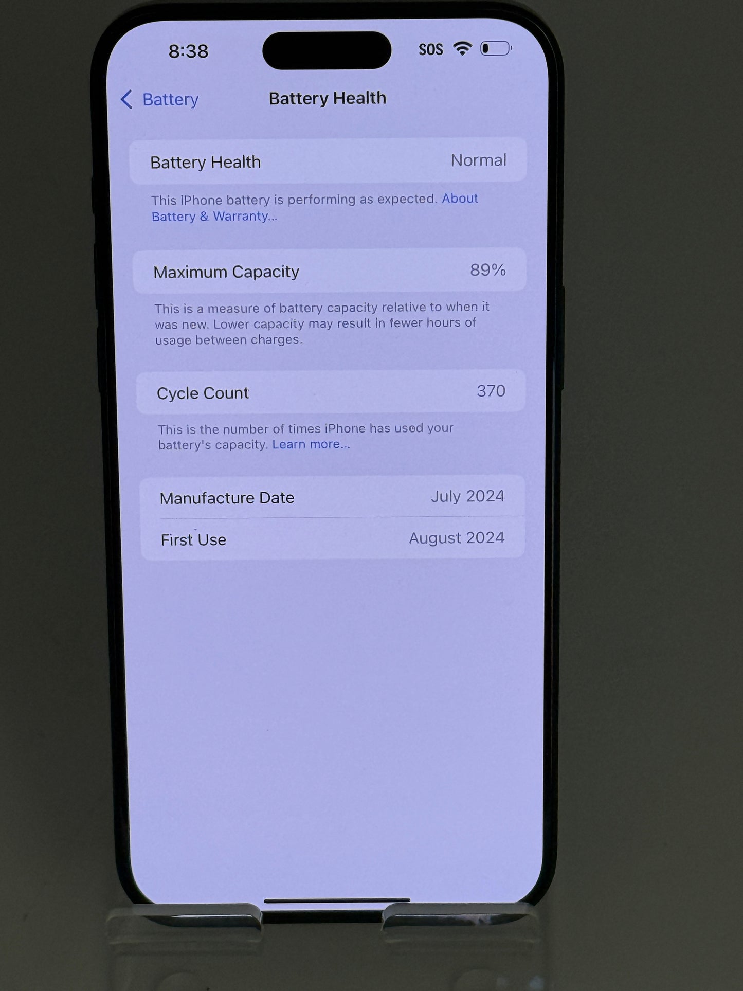 Apple iPhone 15 Pro Max - 256GB - Blue - Used - Great Condition (AT&T Locked)