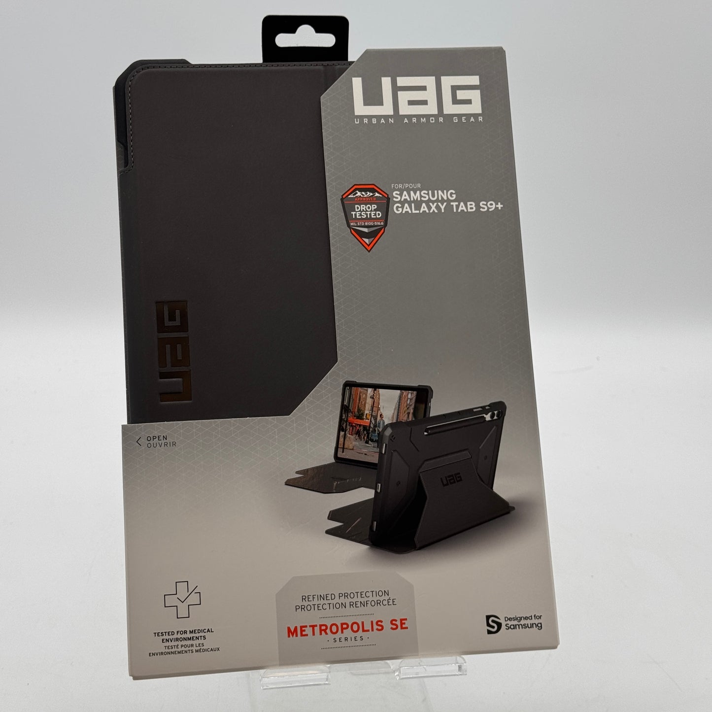 UAG Metropolis SE Series Case for Samsung Galaxy Tab S9+ - Black - New In Box