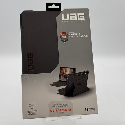 UAG Metropolis SE Series Case for Samsung Galaxy Tab S9+ - Black - New In Box