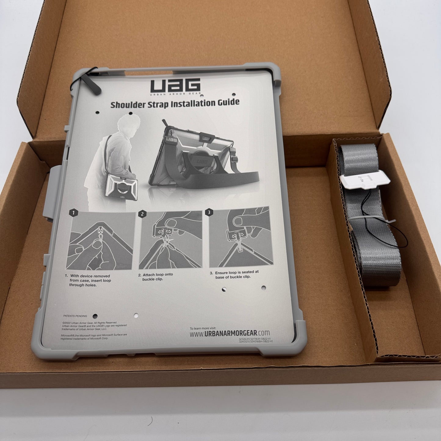 UAG Plasma Case with Hand and Shoulder Strap for Microsoft Surface Pro 9 - Multi-Colored - New Open Box