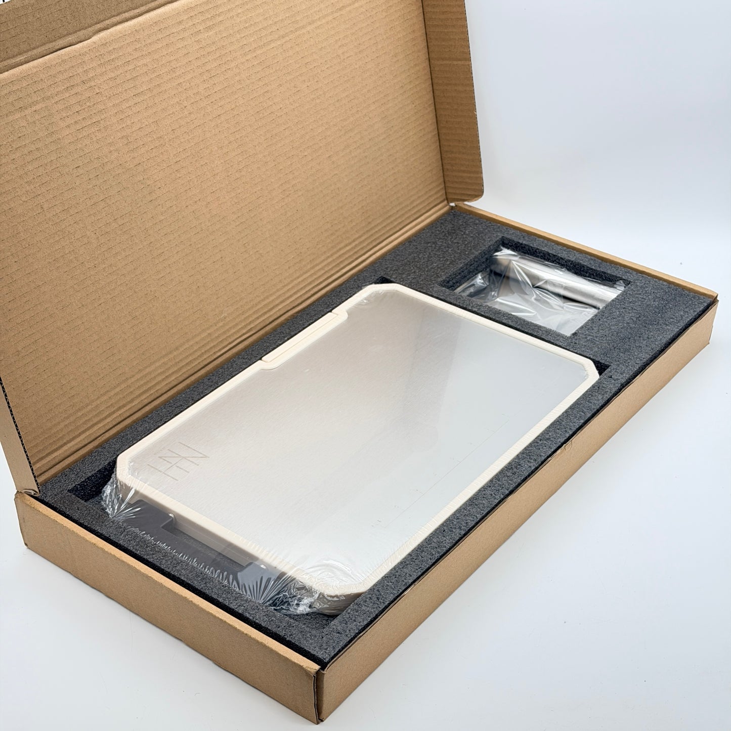 NH HAUS Double-Sided Stainless Steel Cutting Board with Knife Sharpener