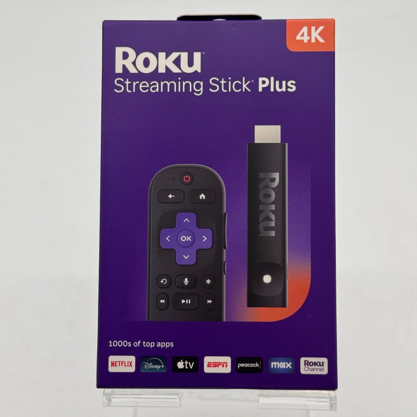 Roku Streaming Stick Plus 2025 4K & HDR Streaming Device with Voice Control - New