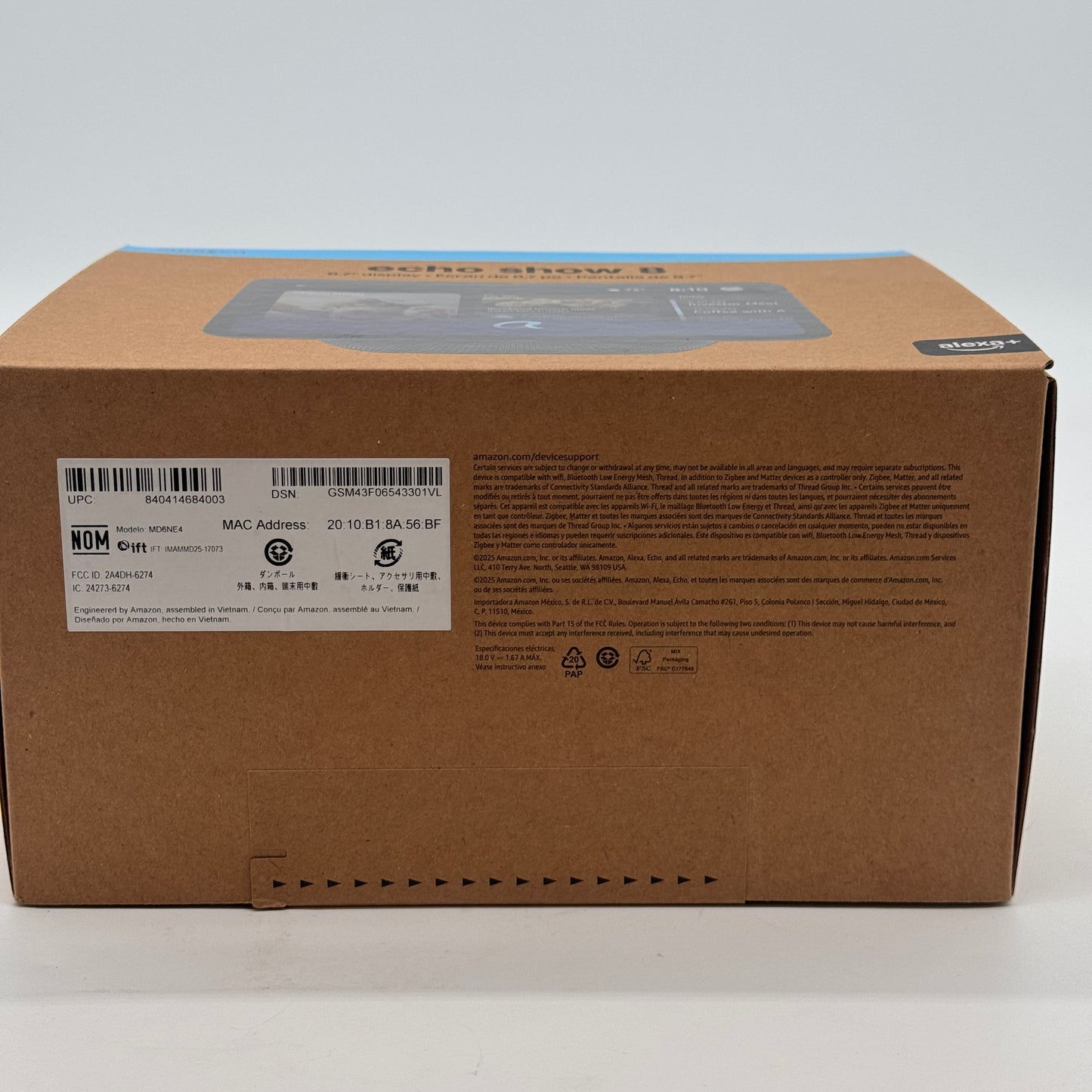 NeW Amazon Echo Show 8 (Gen 4) White -