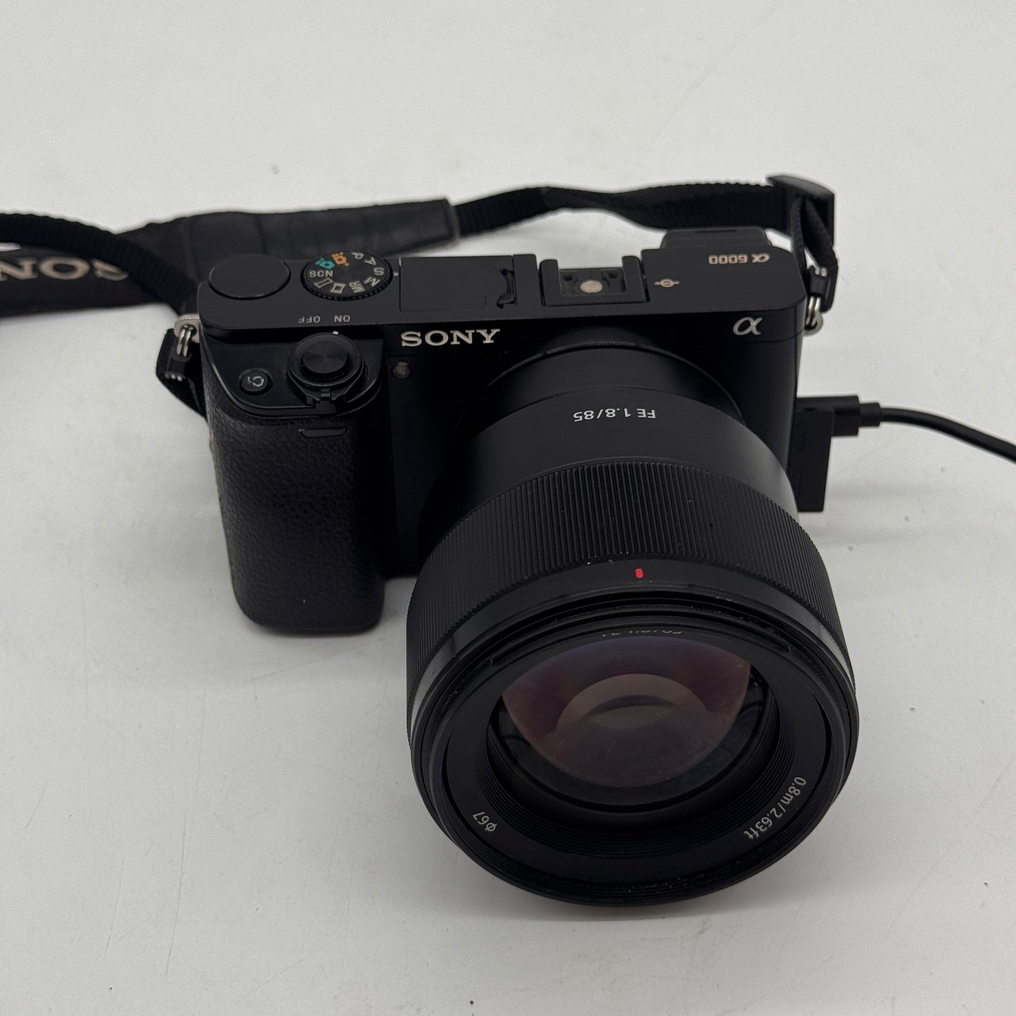 Sony A6000 Digital Camera Black - Broken Flash with Cosmetic Issues