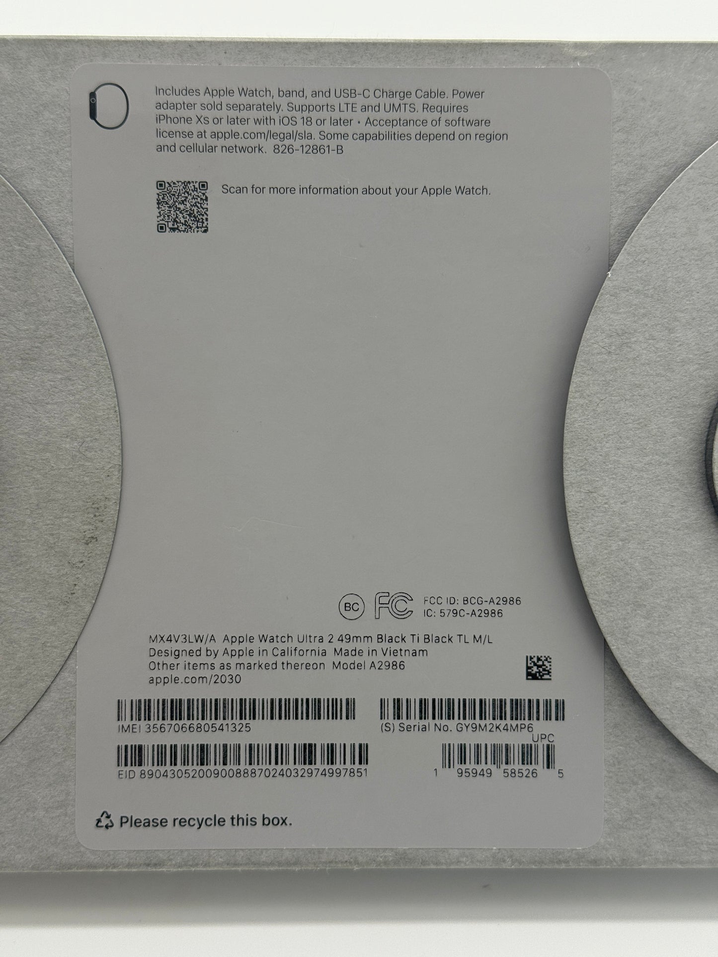 Apple Watch Ultra 2 - 49mm, Black Titanium, Brand New in Box