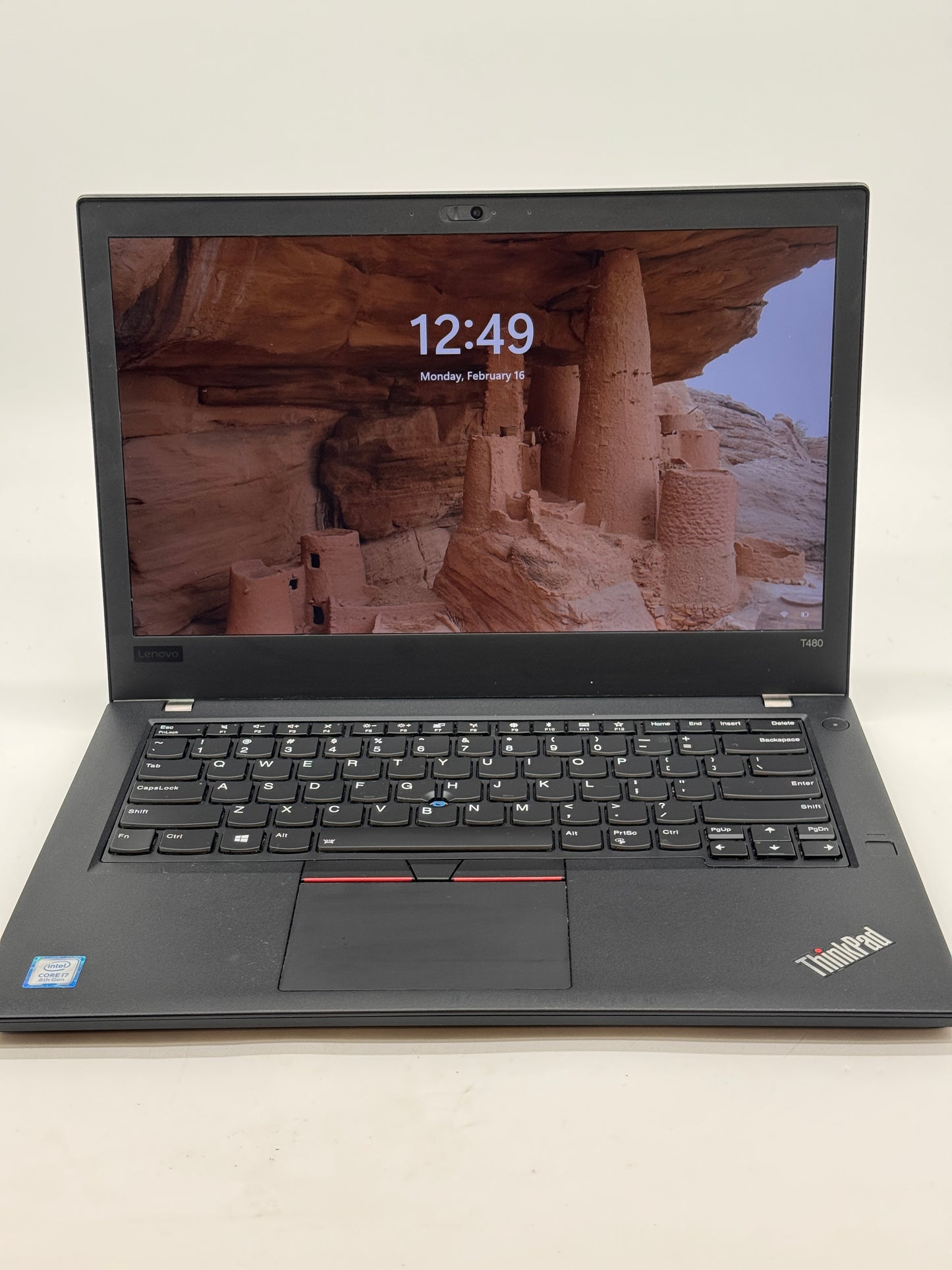 Lenovo Thinkpad T480 Laptop - Black - Broken Parts - Core i7, 16GB RAM, 256GB HDD