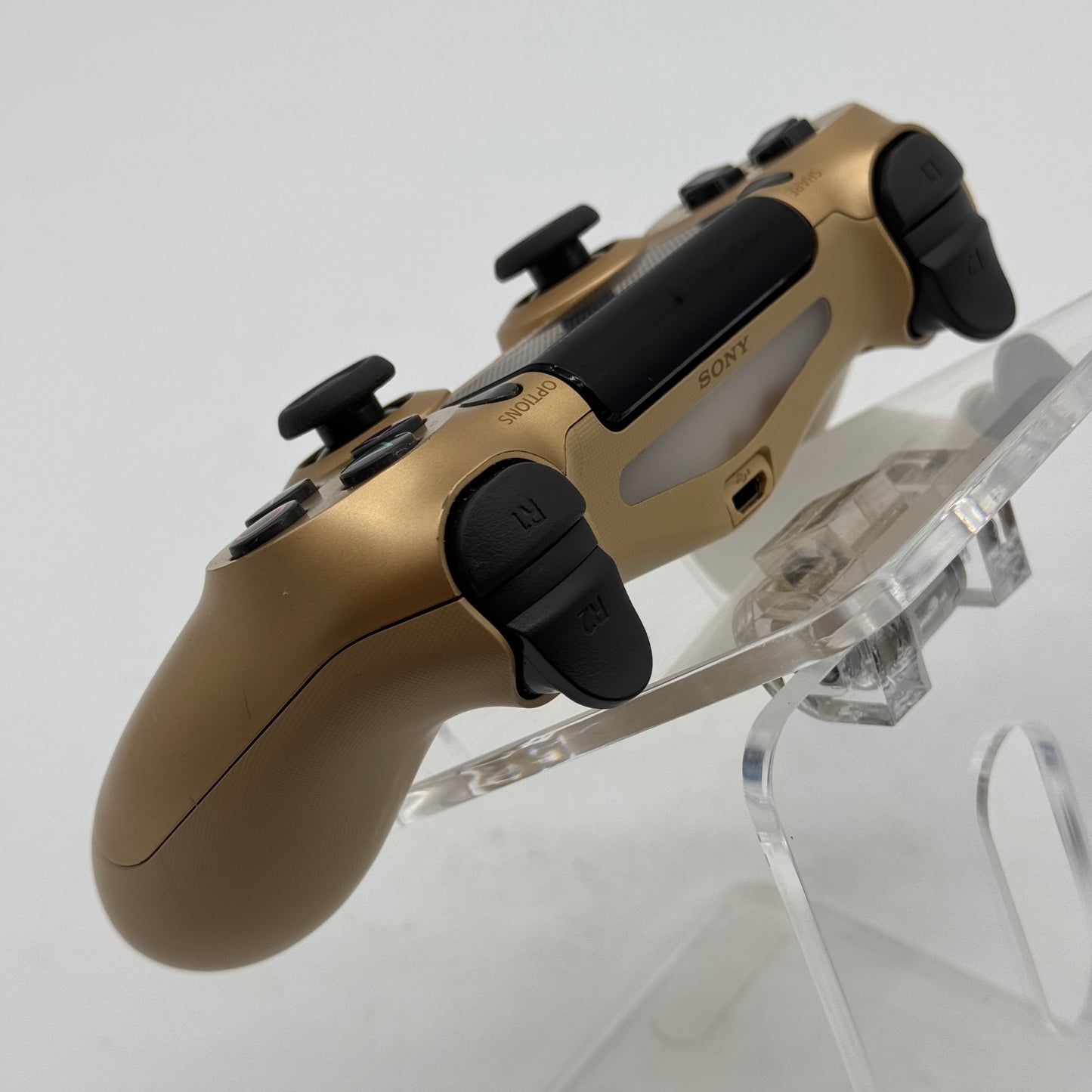 Sony PS4 CUH-ZCT2U Video Game Controller Gold BROKEN