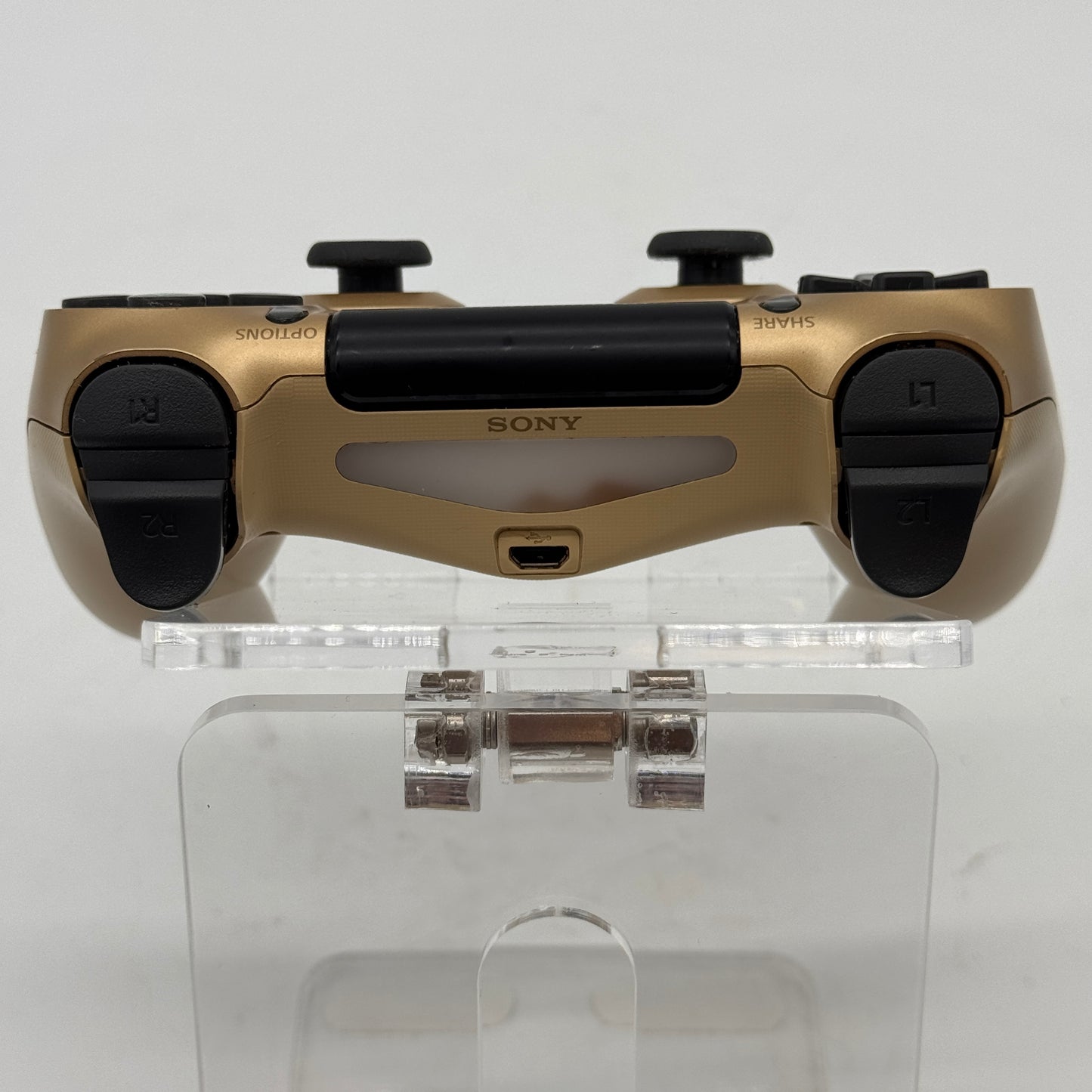 Sony PS4 CUH-ZCT2U Video Game Controller Gold BROKEN