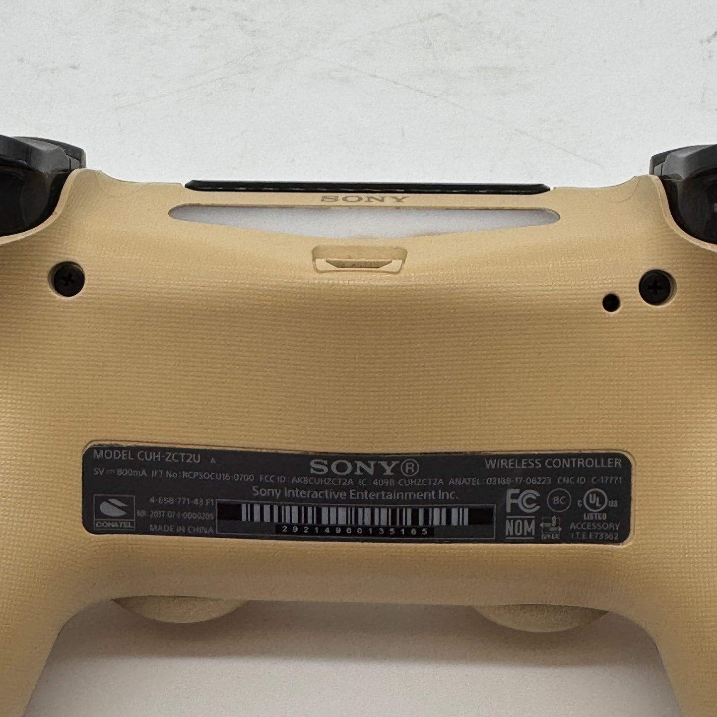 Sony PS4 CUH-ZCT2U Video Game Controller Gold BROKEN
