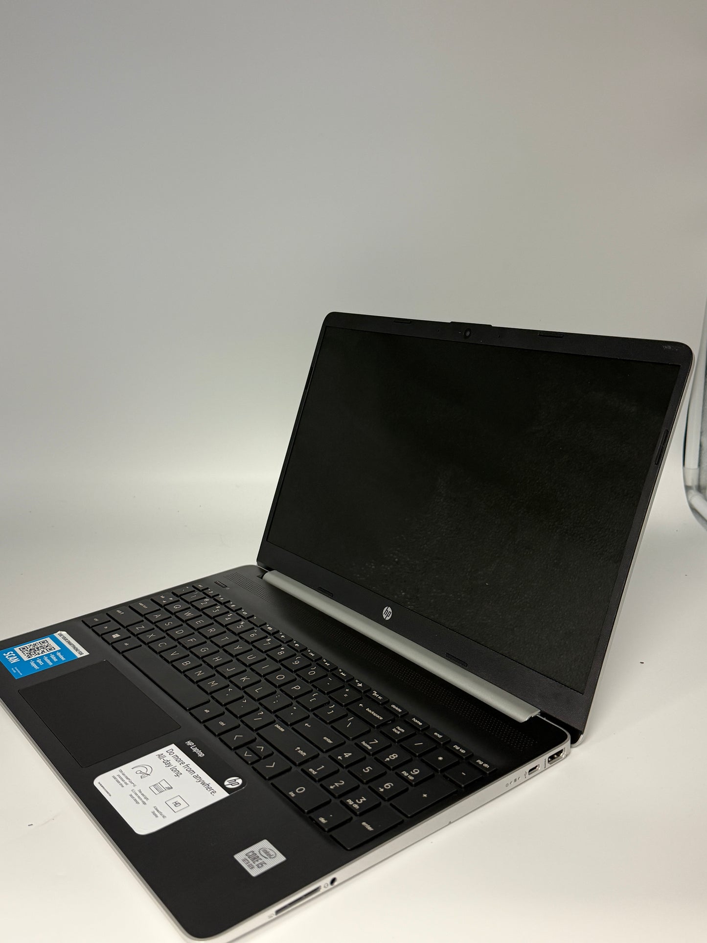 HP 15-dy1078nr Laptop - Gray - Needs New Battery / No power cable