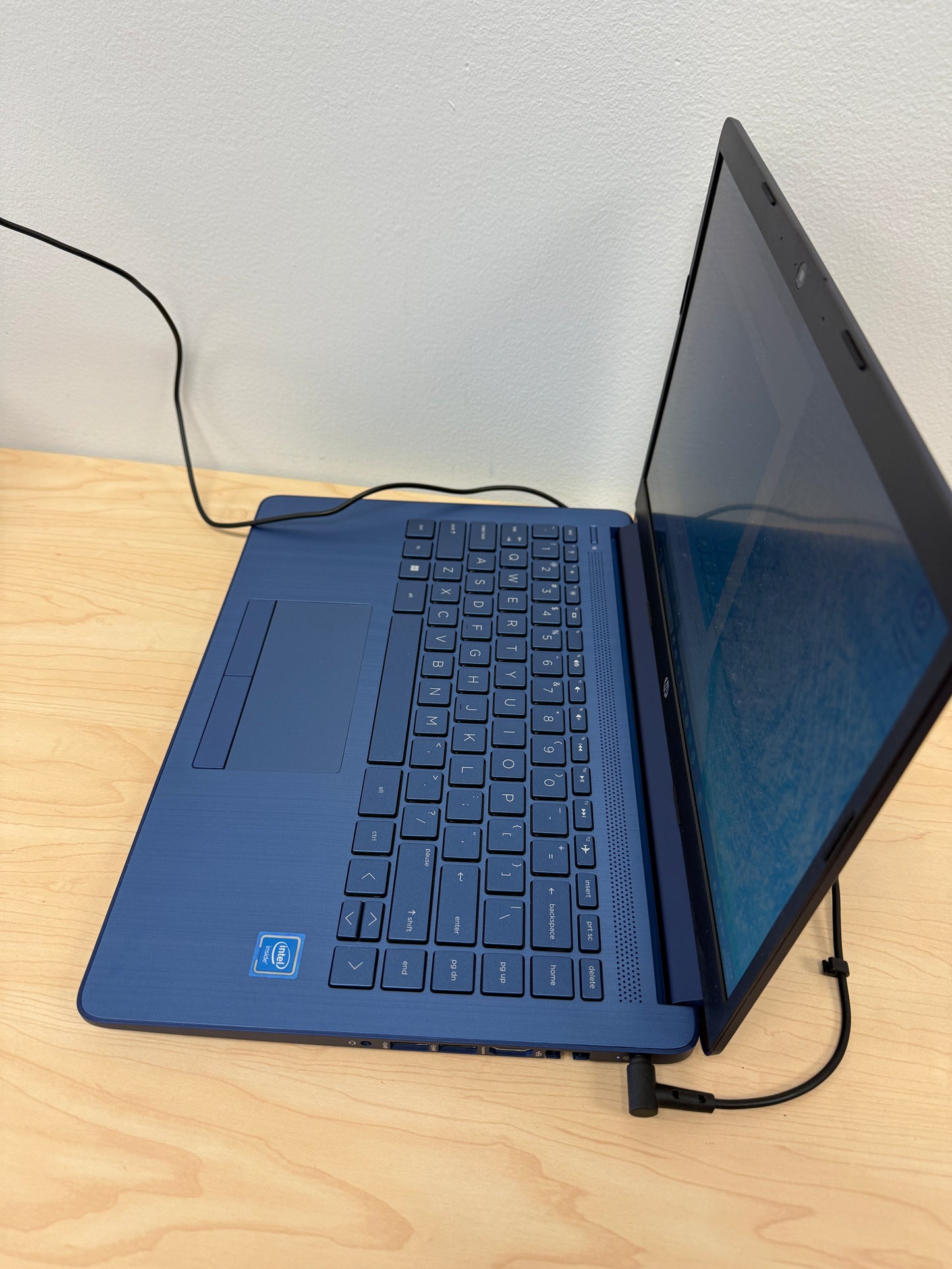 HP 14-cf2111wm Blue Laptop - Intel Celeron, 4GB RAM, 64GB Storage - Excellent Condition