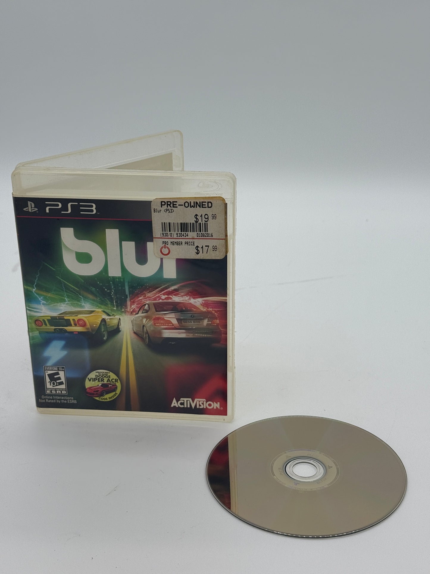 Blur Video Game - Used with Box