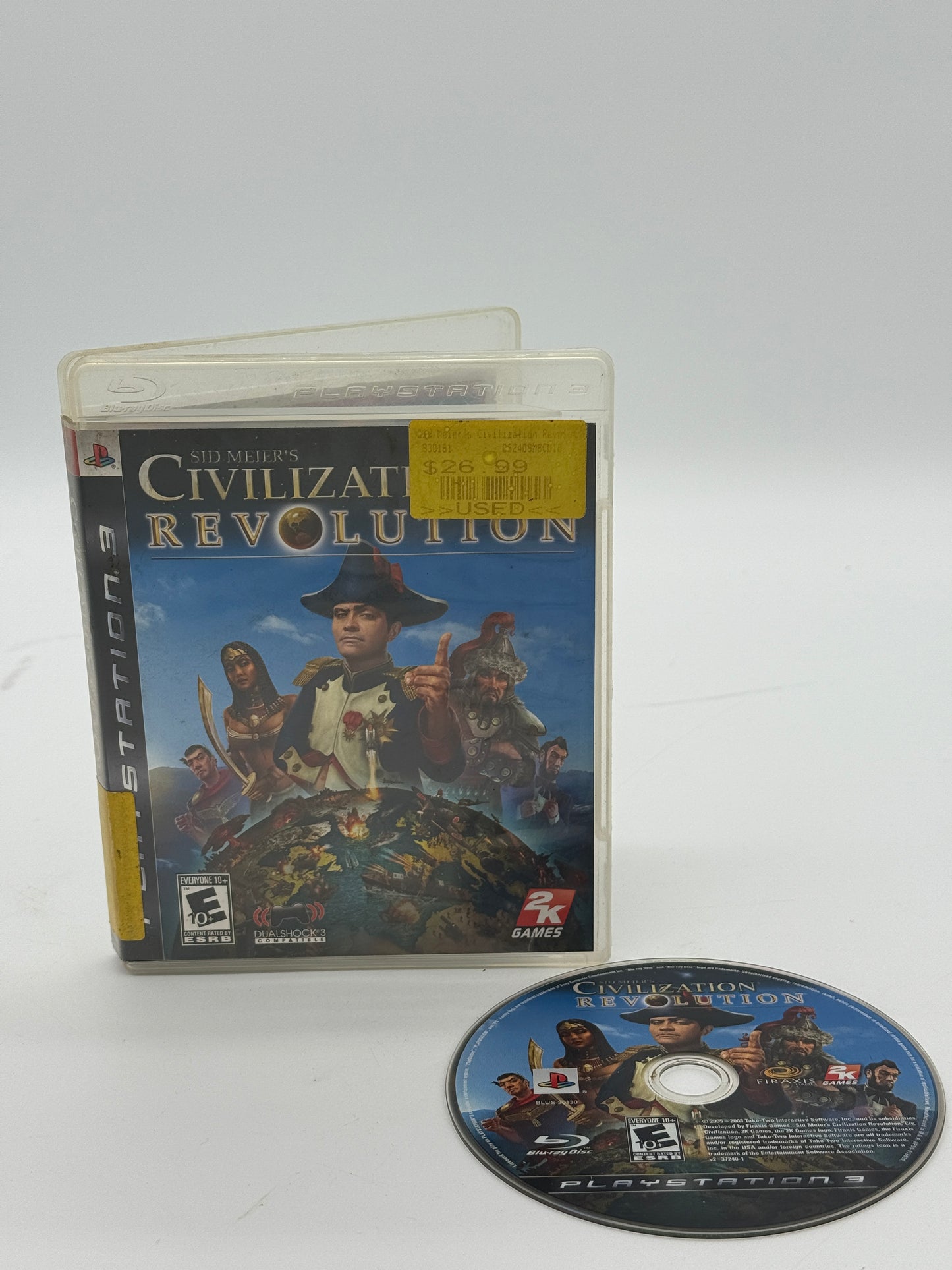 Playstation 3 Civilization Revolution - Used with Box