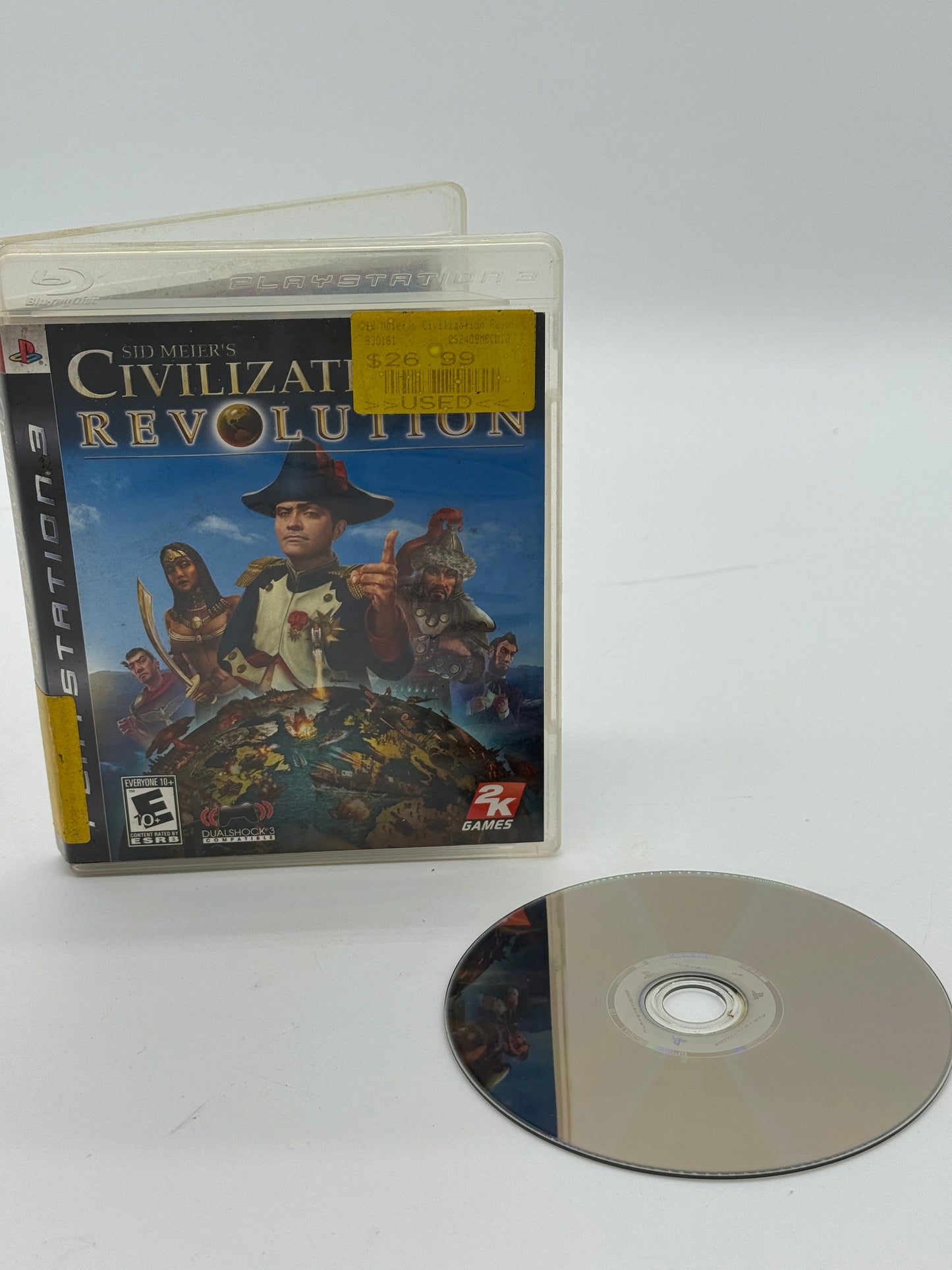 Playstation 3 Civilization Revolution - Used with Box