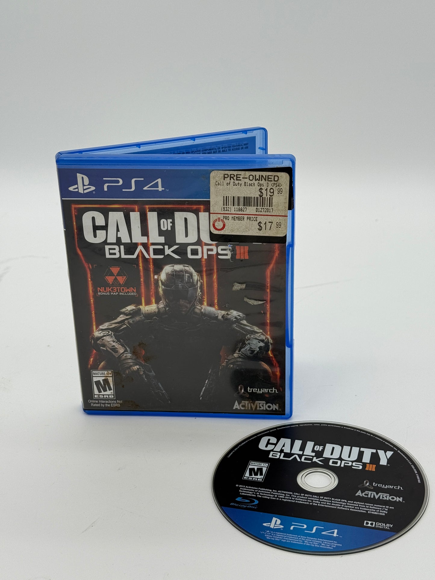Call of Duty: Black Ops III for Playstation 4 - Used with Box