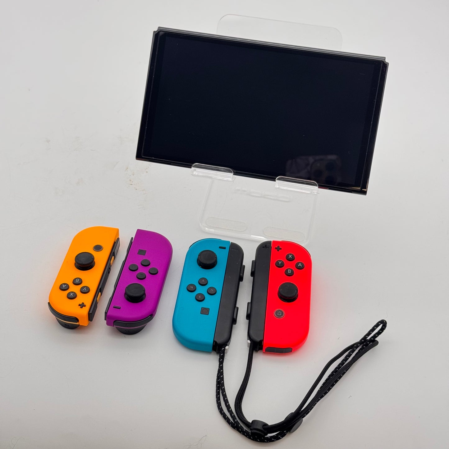 Nintendo Switch OLED Model (HEG-001) 64GB W/ Extra JoyCons & Box