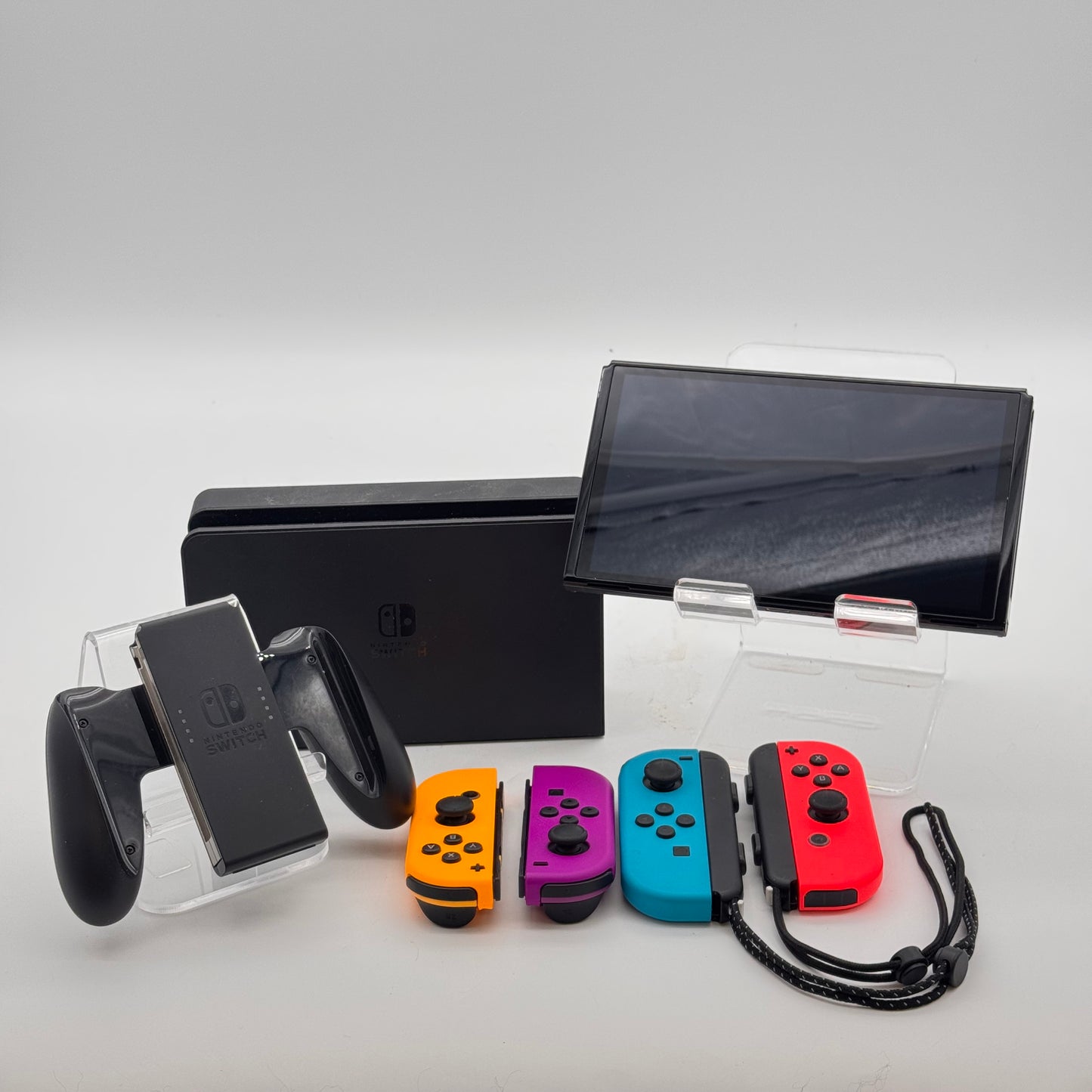 Nintendo Switch OLED Model (HEG-001) 64GB W/ Extra JoyCons & Box