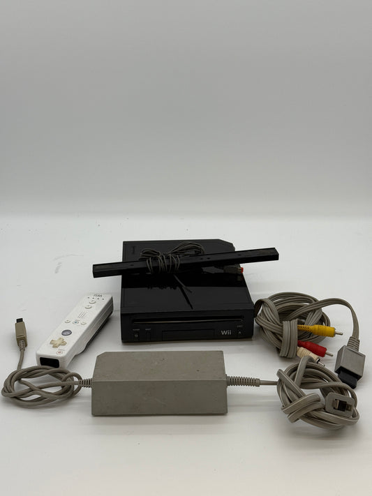 Nintendo Wii RVL 101 Video Game System (Black) - Comes with Controller