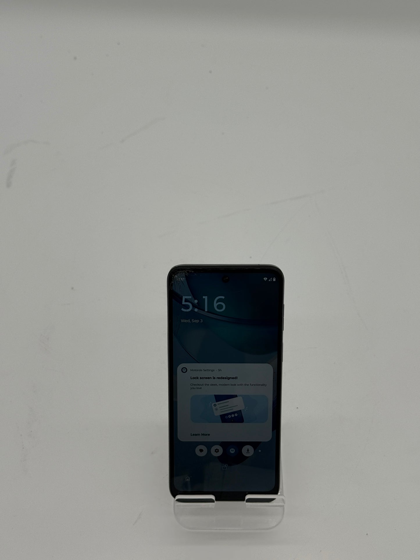 Motorola Moto G 2023 64GB Black Cell Phone - Used, Cracked Screen, Clean IMEI