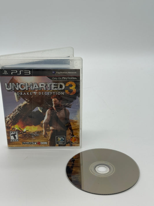 Uncharted 3: Drake's Deception for Playstation 3 - Used With Box