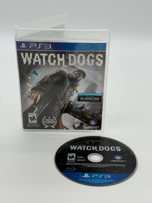 Watch Dogs - Playstation 3 - Used with Box