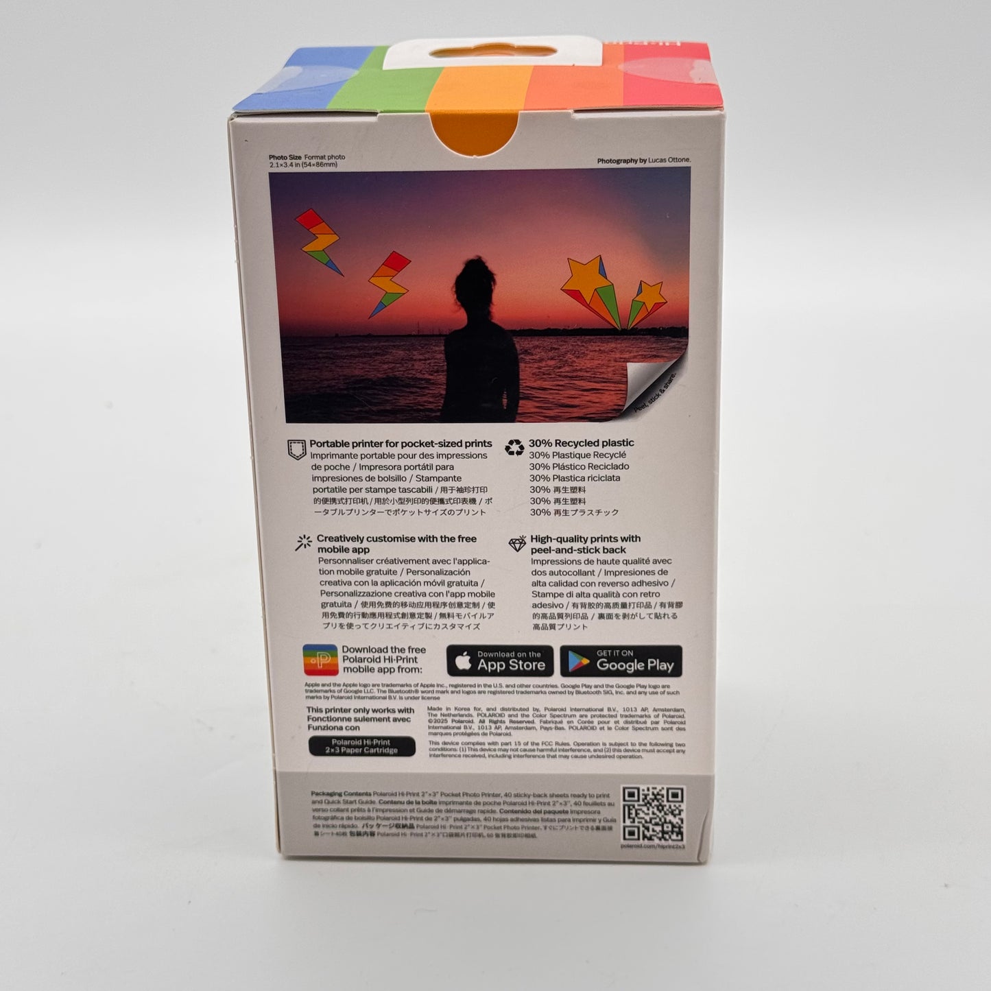 Polaroid Hi-Print 2x3 Pocket Photo Printer Gen 2 White New In Box