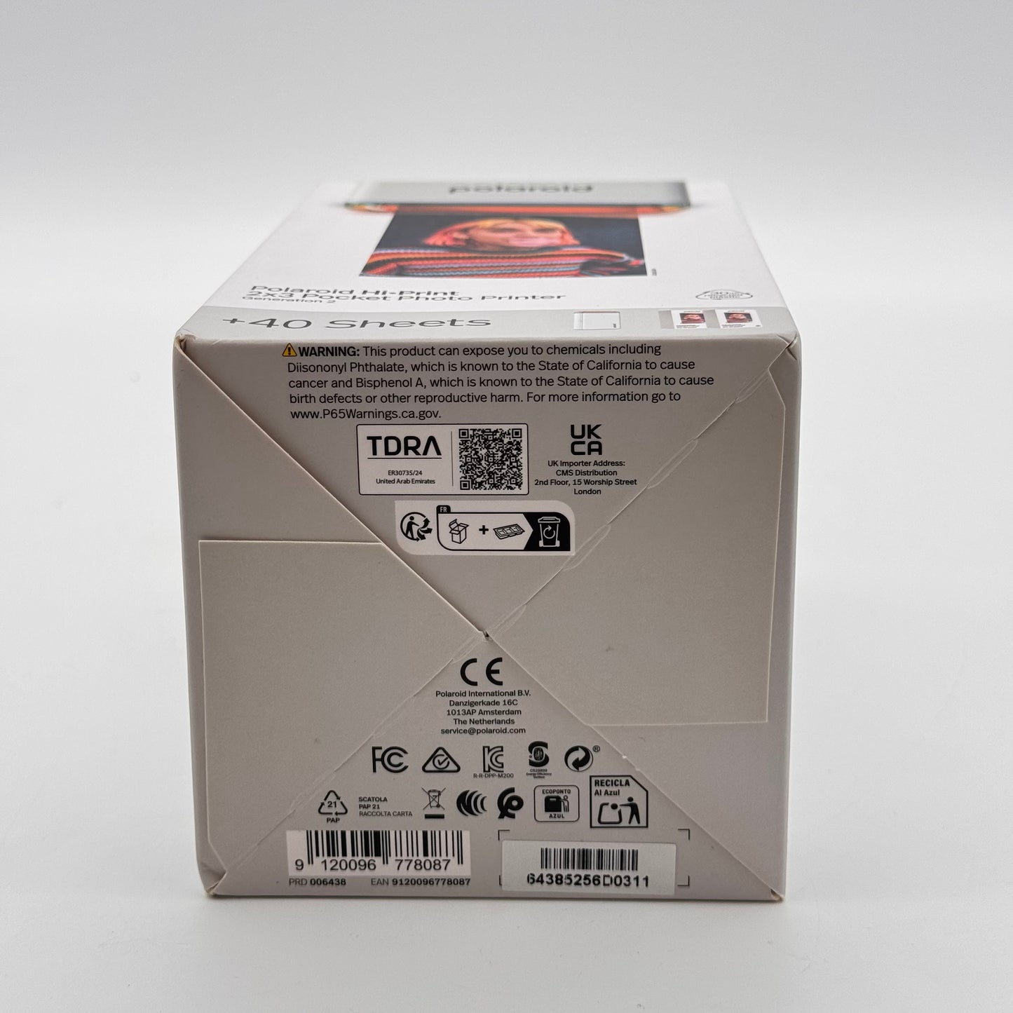 Polaroid Hi-Print 2x3 Pocket Photo Printer Gen 2 White New In Box
