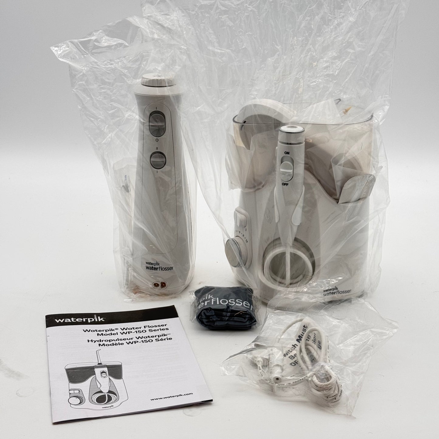 Waterpik Ultra Plus Water Flosser White Countertop WP-150W New No Box