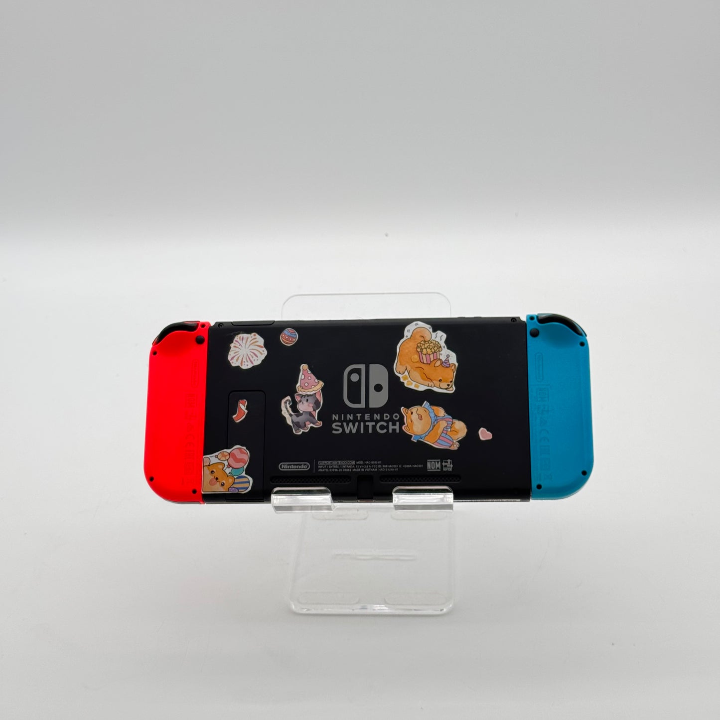 Nintendo Switch Console HAC-001 V2 32GB w/ Joy Con + Dock + AC + Box