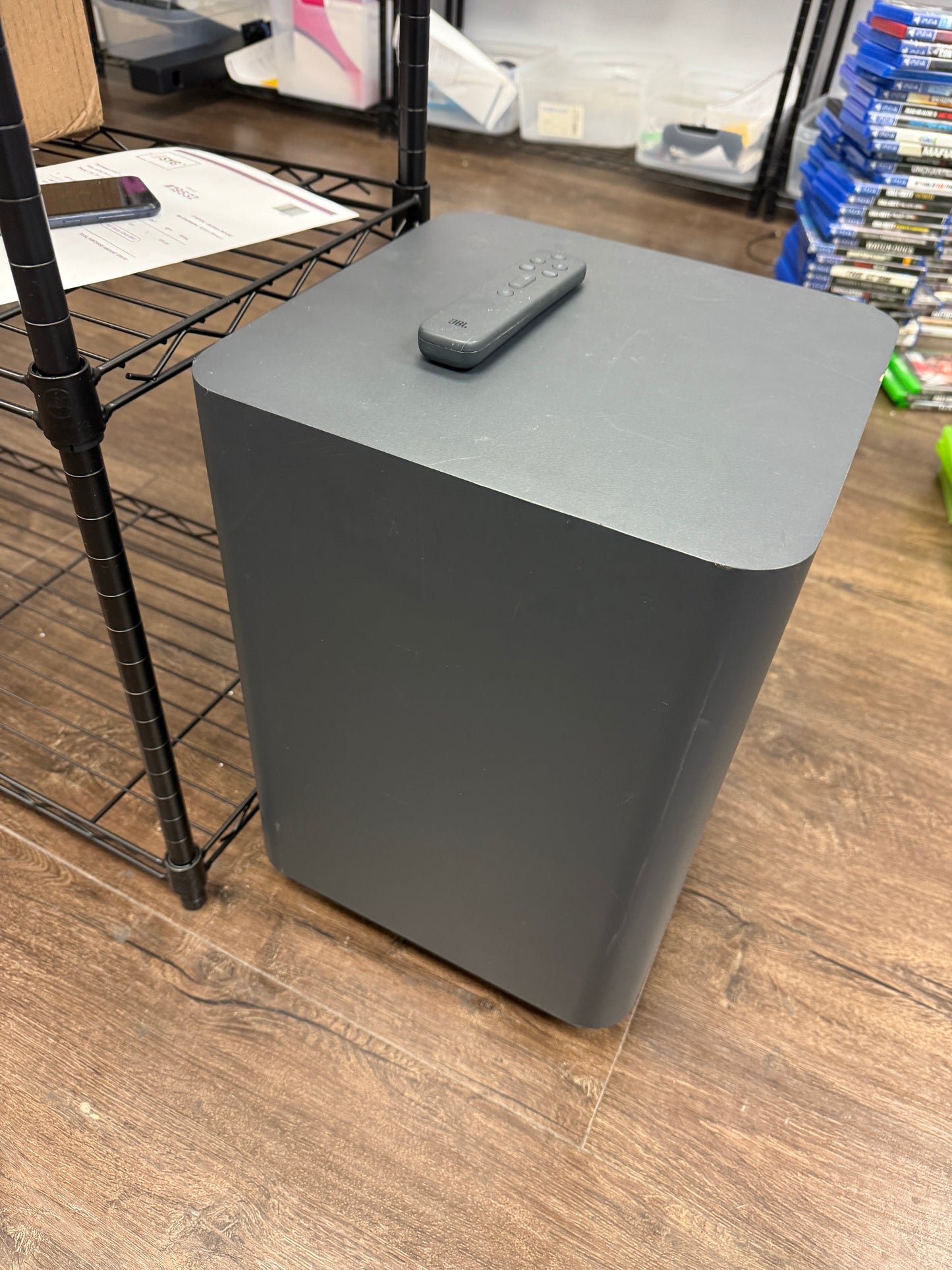 JBL 5.1 SOUNDBAR with Wireless Subwoofer Space Gray Used Cables Included.