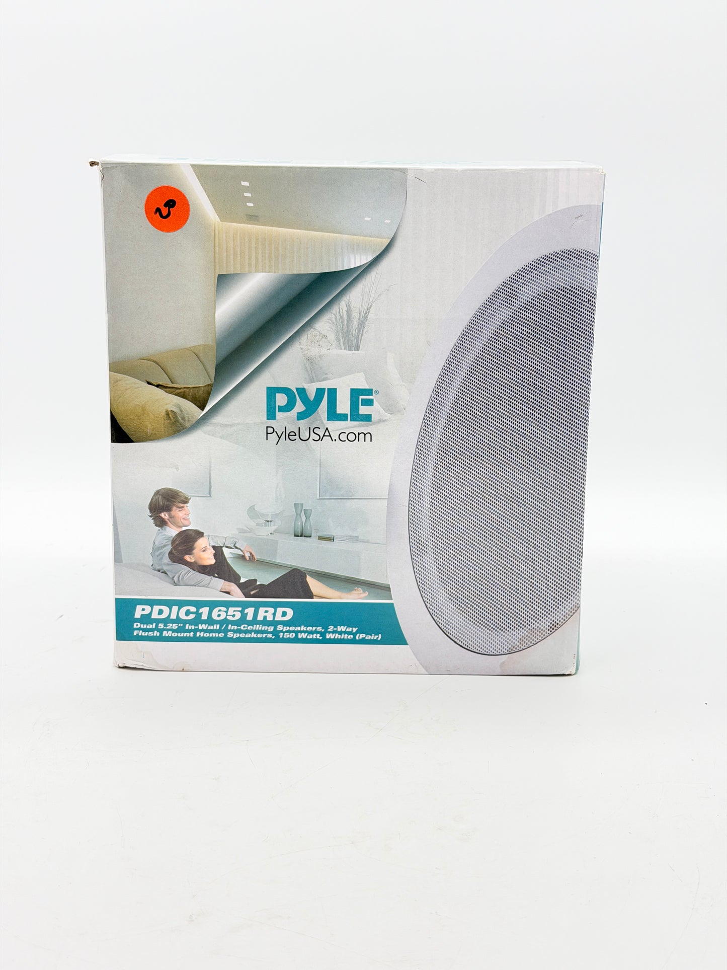 Pyle PDIC1651RD In-Ceiling Speaker White New In Box