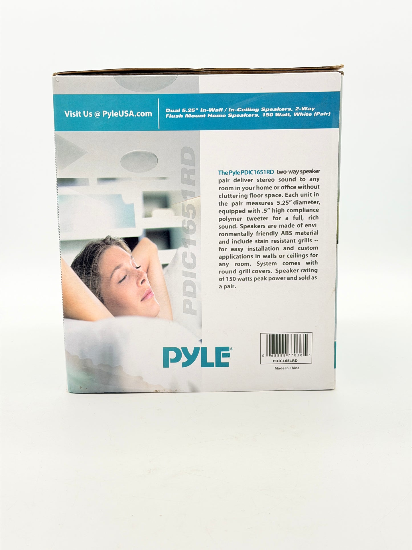 Pyle PDIC1651RD In-Ceiling Speaker White New In Box