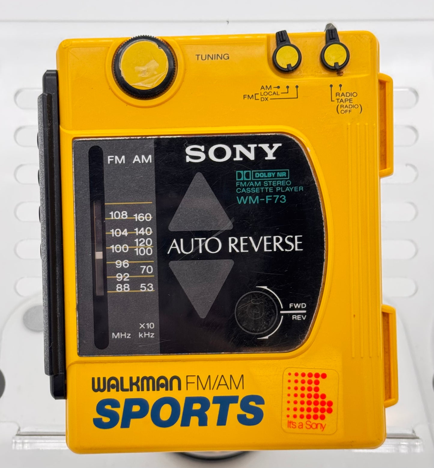 Sony FM/AM Stereo Cassette Player (WM-F68/F73)