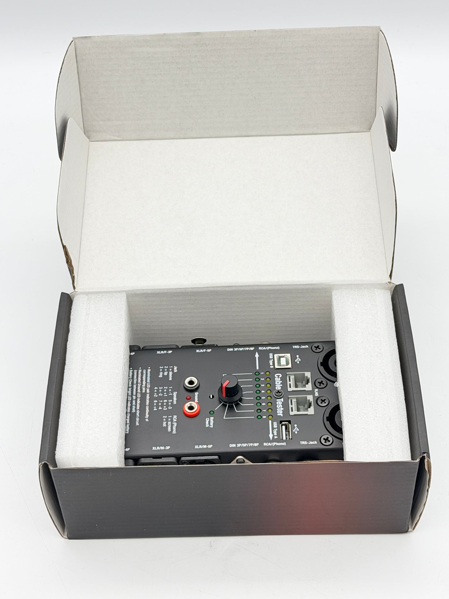 Kopul CBT-12 12-in-1 Cable Tester Speakon XLR RCA - New In Box